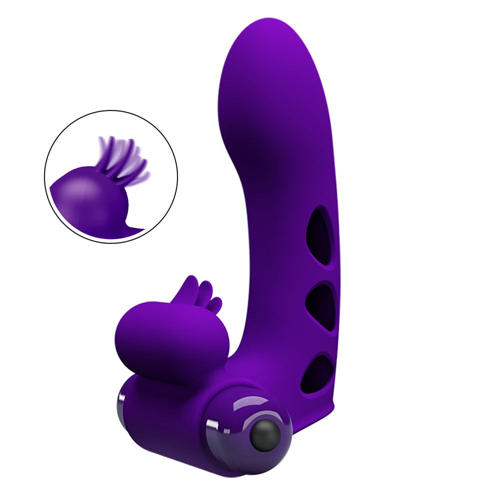 Party Up Mike Finger Vibe Vibrating Finger Vibrator for Intimate Pleasure
