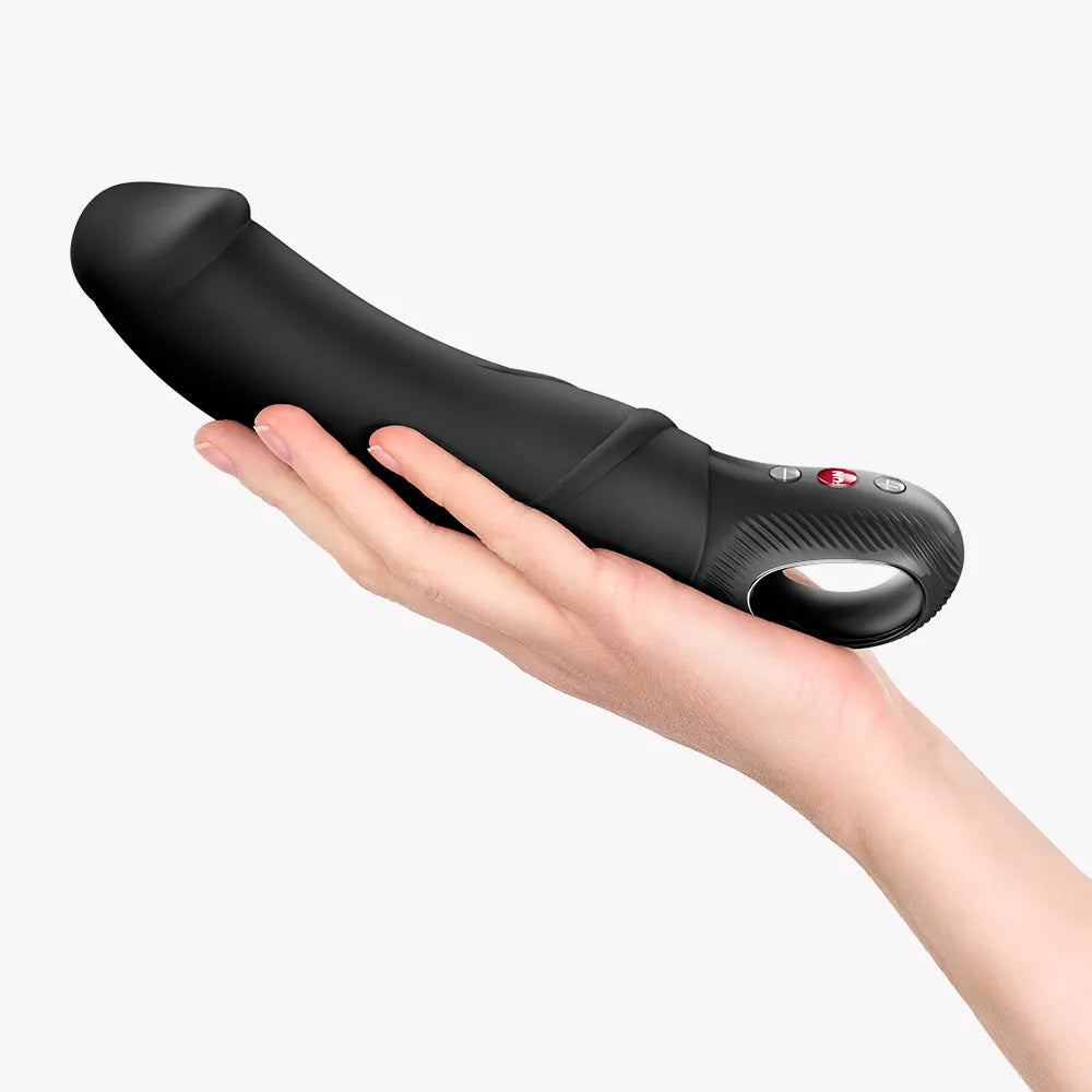 Big Boss 23cm G-Spot Vibrator (Black) – Waterproof Rechargeable Silicone Vibrator