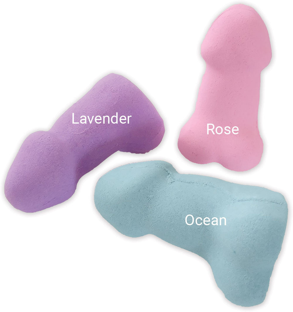 Pecker Bath Bomb 3-Pack – Scented Erotic Bath Bomb Set