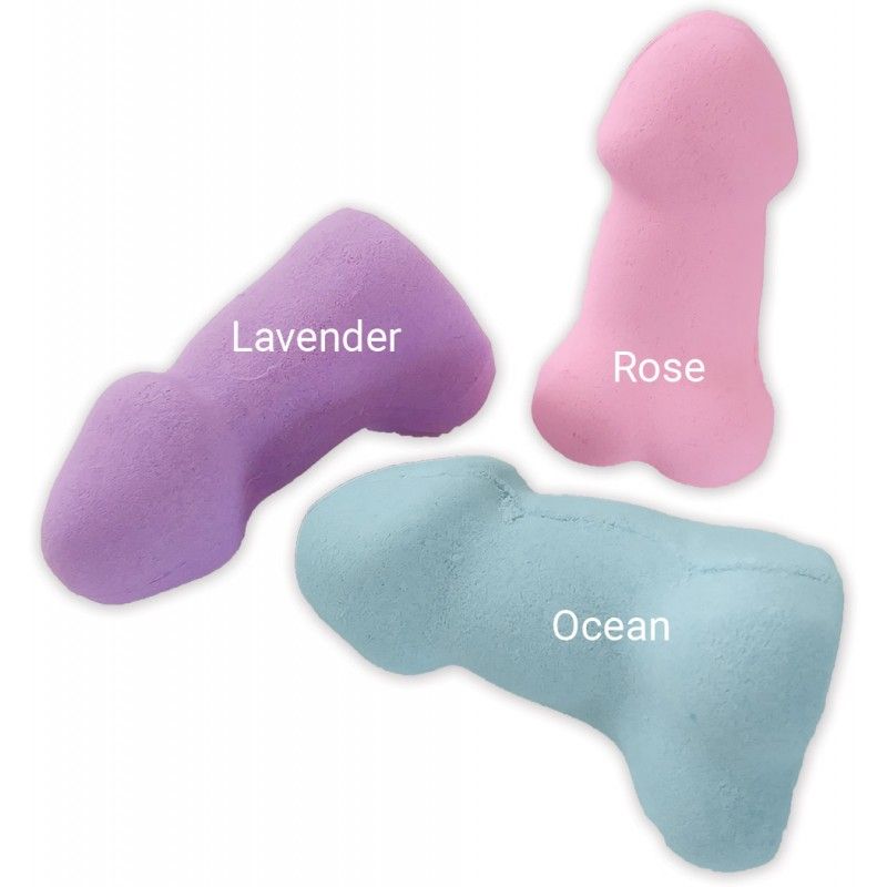 Pecker Bath Bomb 3-Pack – Scented Erotic Bath Bomb Set