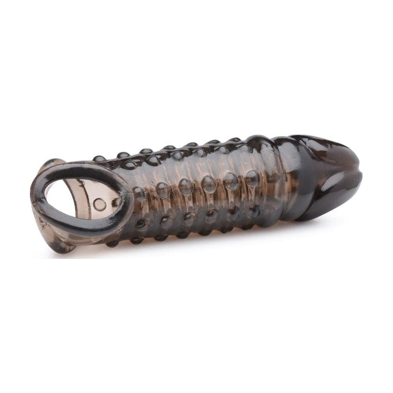 Penis Enhancer Sleeve 1.5in Smoke for Extra Length and Girth