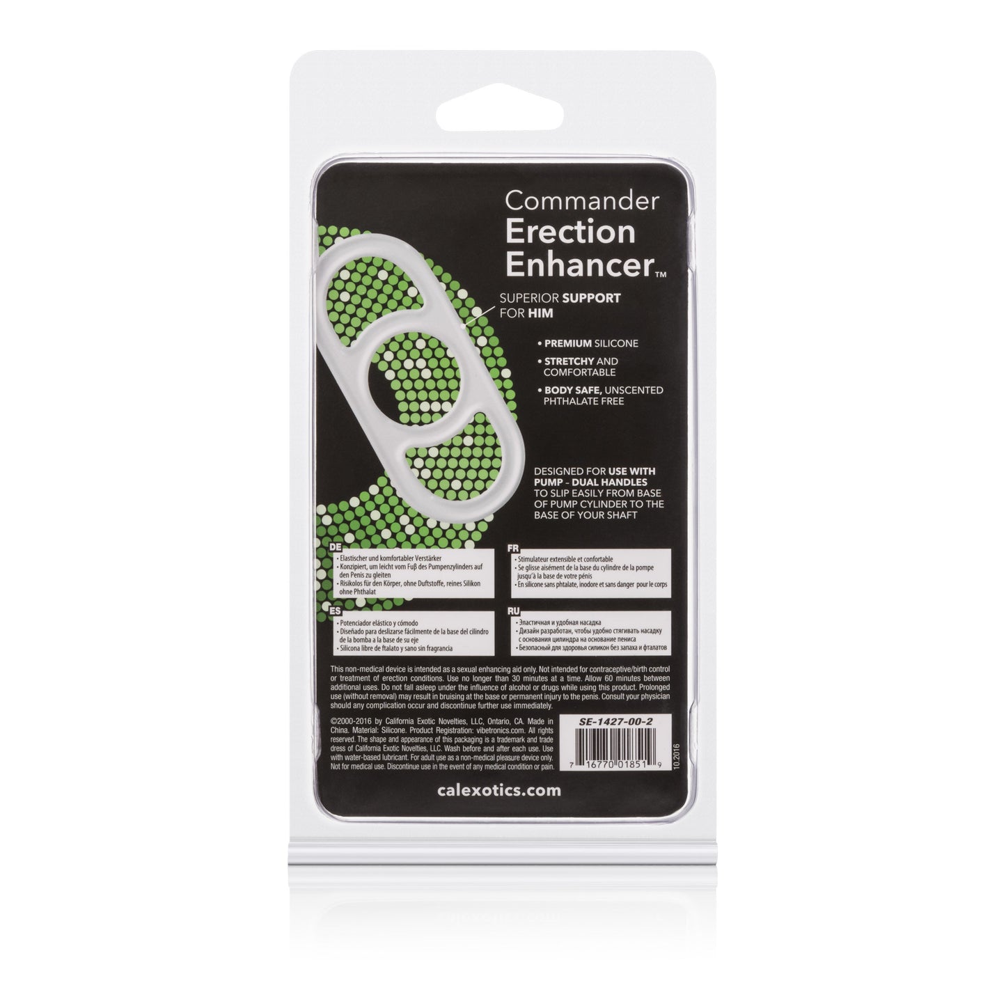 Penis Pump Commander Erection Enhancer - Enhanced Performance Device