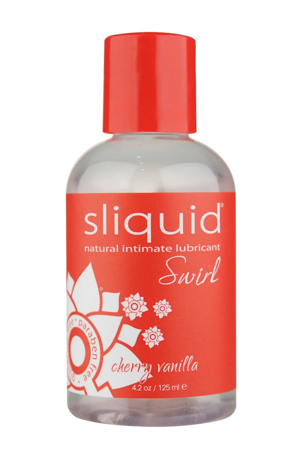 Sliquid Naturals Swirl – Flavored Water-Based Lubricant 4.2 Fl Oz