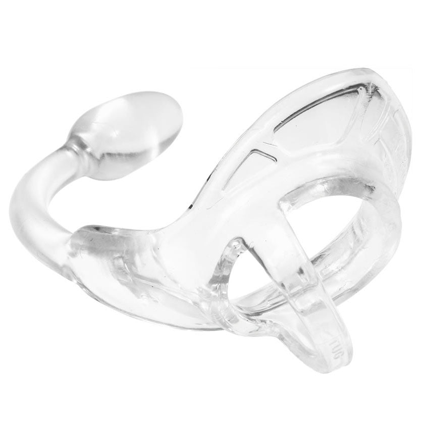 Perfect Fit Armour Tug Lock Small – Clear Adjustable Male Locking Device
