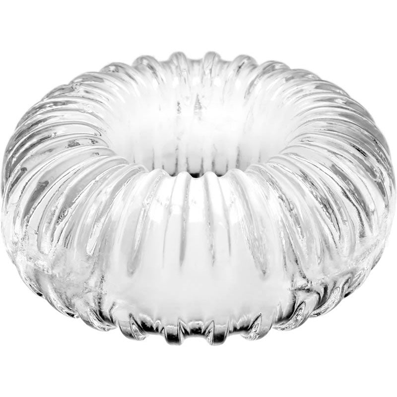 Perfect Fit Ribbed Clear Silicone Stretchy Ring – Stretchy Cock Ring