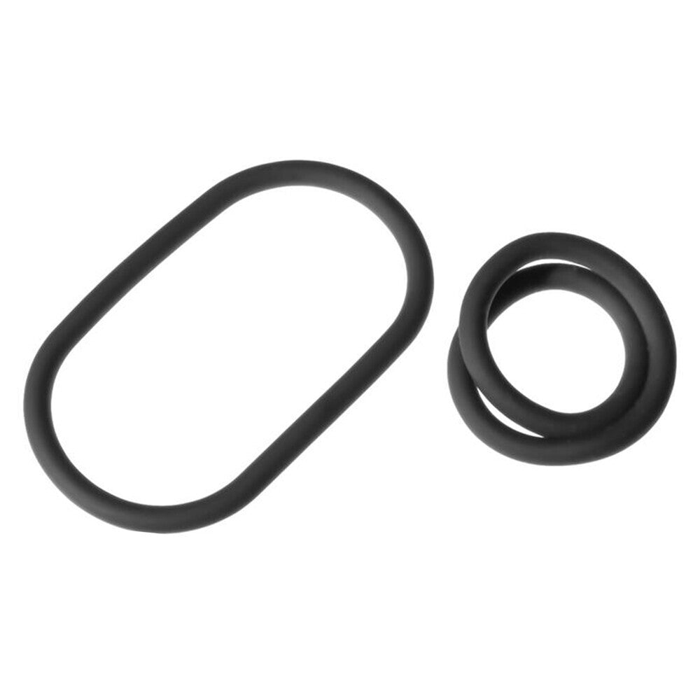 Perfect Fit XPlay Gear 9 Inch Slim Wrap Ring 2 Pack – Slim Cock Ring Set
