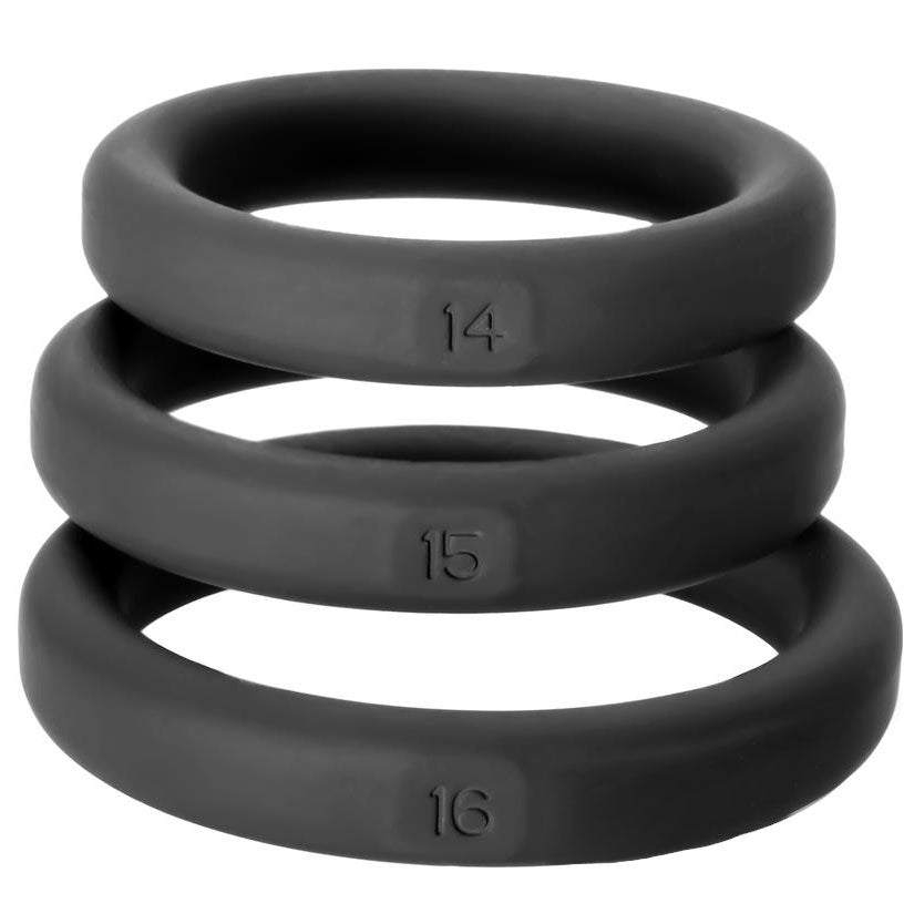 Perfect Fit XactFit Cock Ring Sizes 14, 15, 16 – Snug Fit Cock Rings