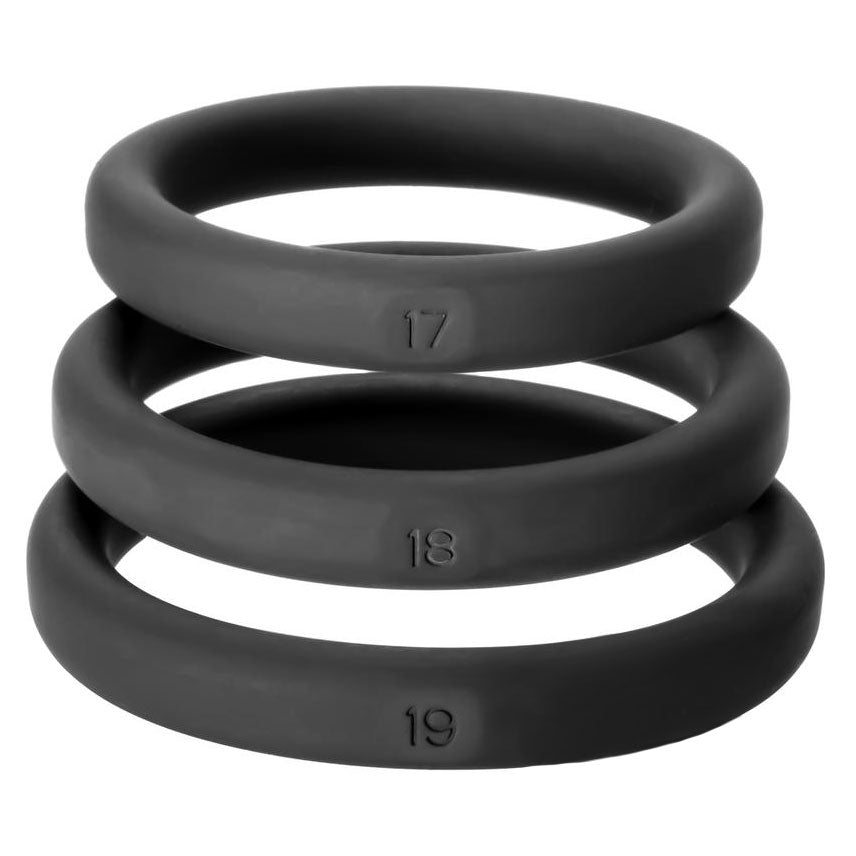 Perfect Fit XactFit Cock Ring Sizes 17 18 19 – Precision-Fit Cock Rings
