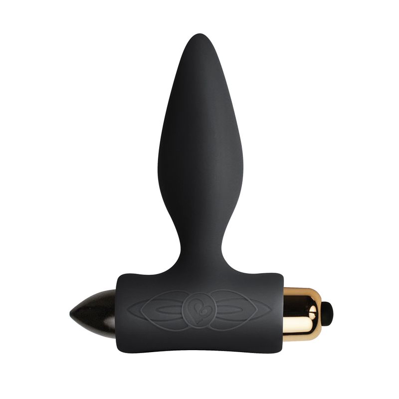 Petite Sensations Plug Black - Vibrating Anal Toy for Beginners
