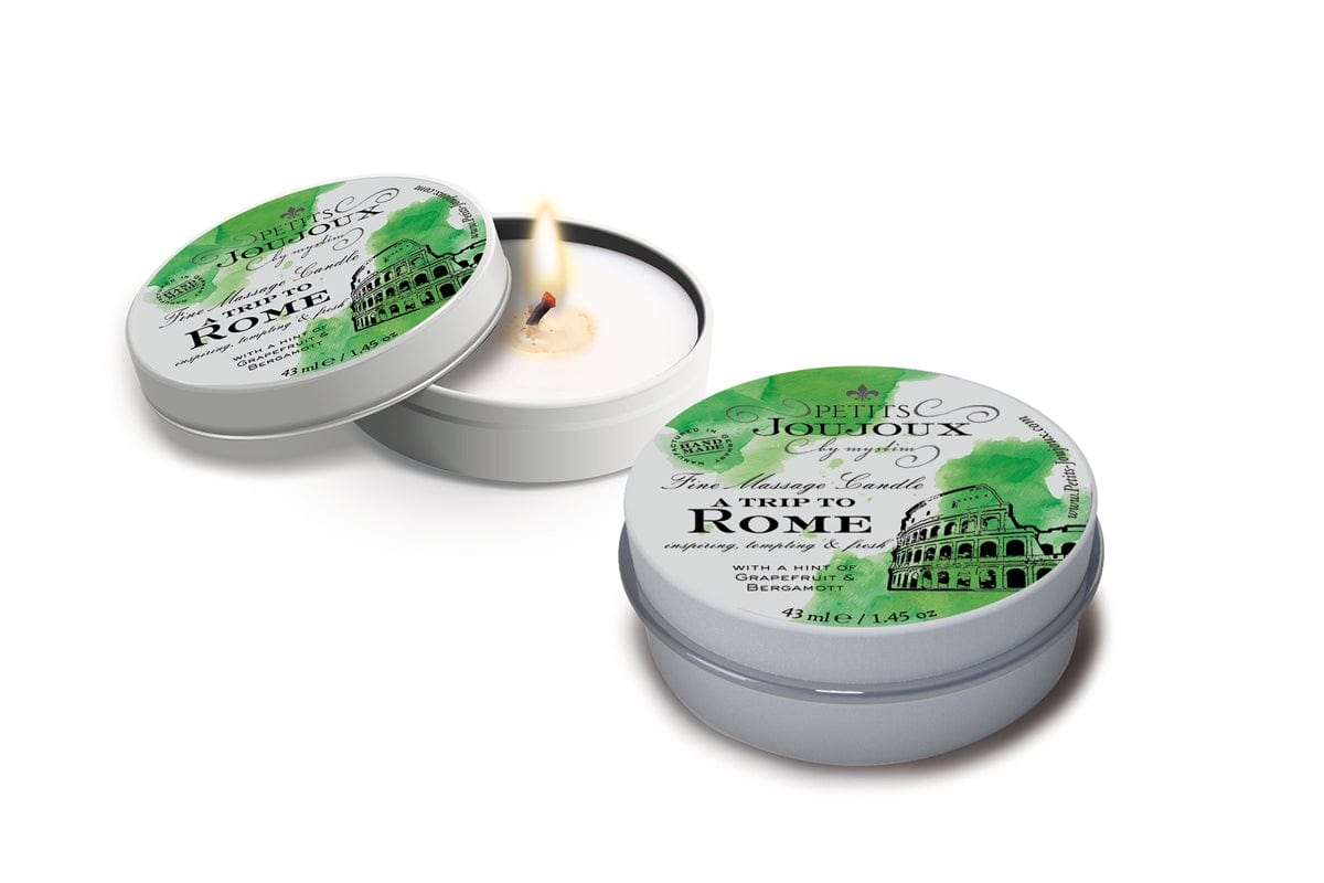 Petits JouJoux Massage Candle Rome 43ml Grapefruit and Bergamot Scented