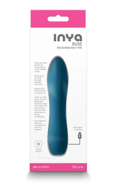 Inya Ruse – Sleek 3.94 Inch Silicone Vibrator with Ten Settings