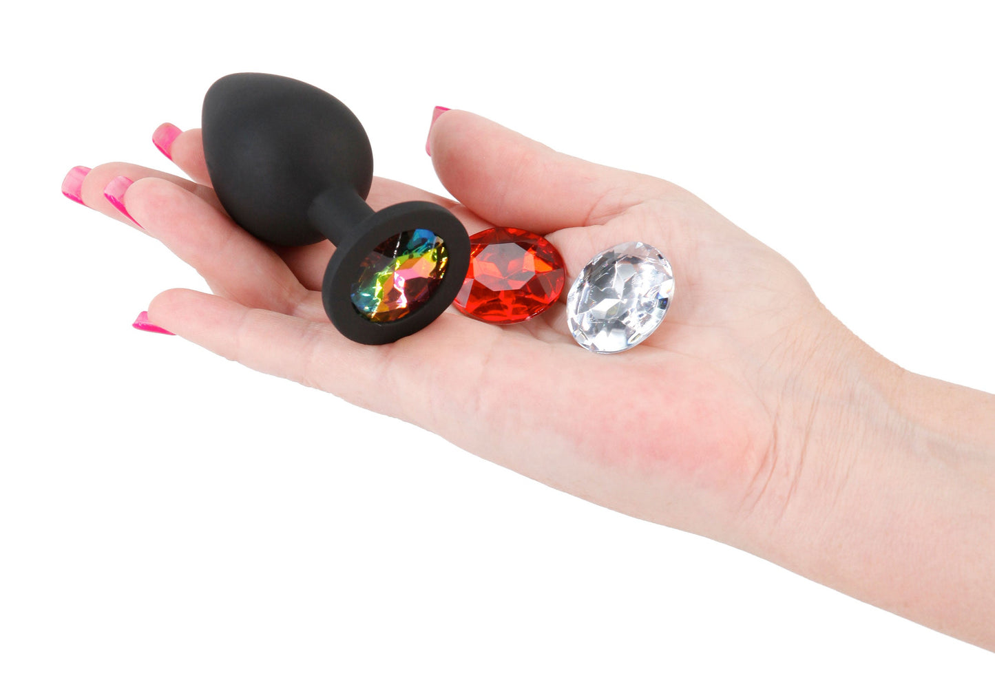 Glams Xchange Medium Butt Plug with Interchangeable Gems