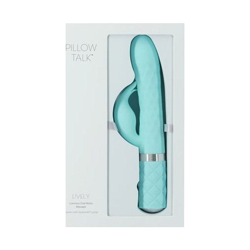 Pillow Talk Lively Teal Rabbit Vibrator