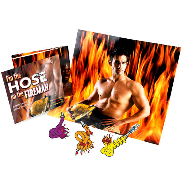 Pin The Hose On The Fireman Adult Bachelorette Game Party