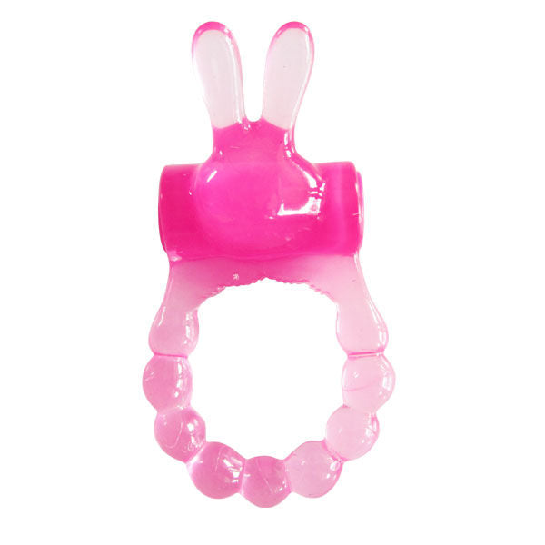Vibrating Bunny Ring with Single Speed