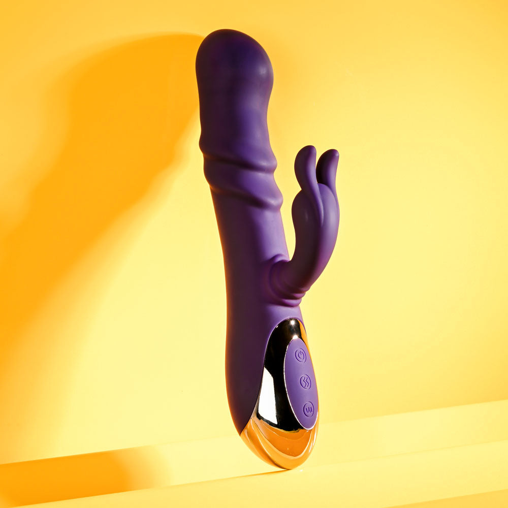 Playboy Pleasure Bunny Punch 24.4 cm Twirling Rabbit Vibrator