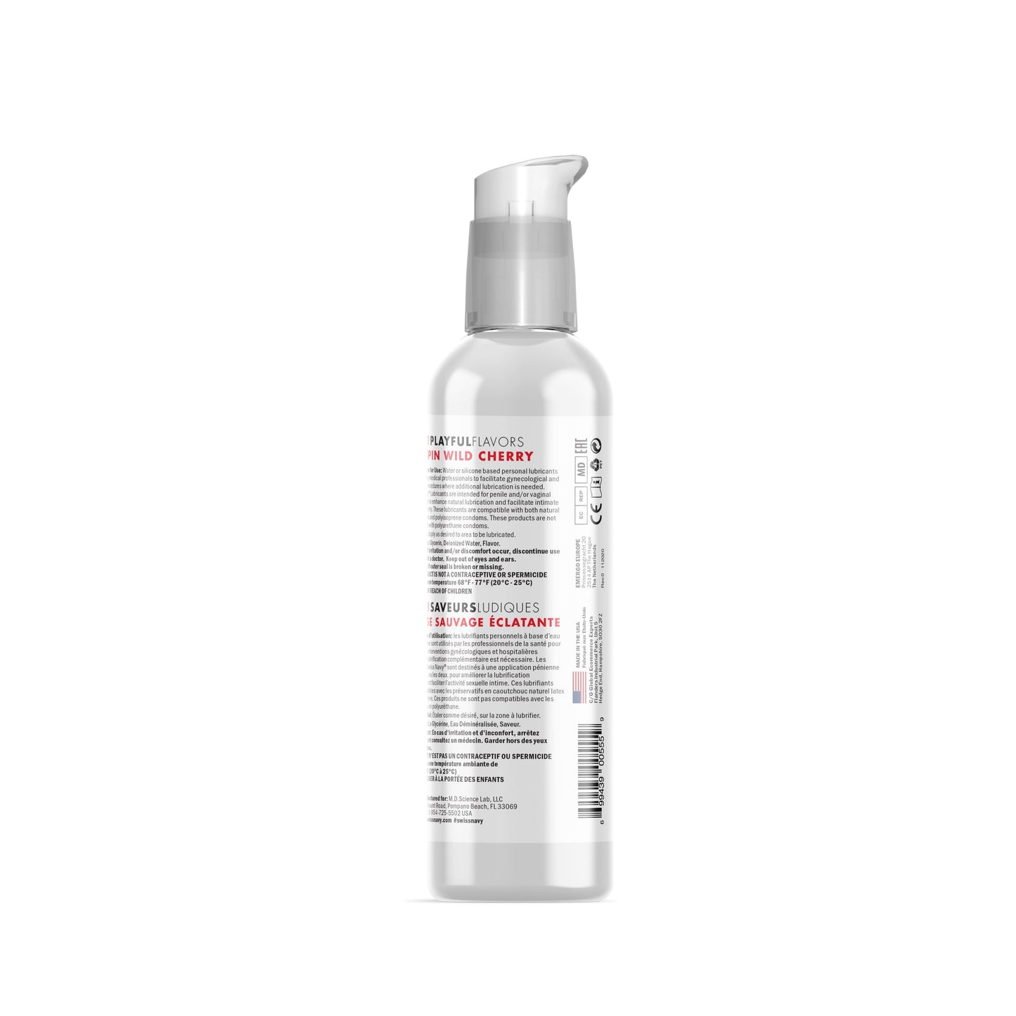 Playful Flavours 4 In 1 Poppin Wild Cherry 4oz/118ml Lube