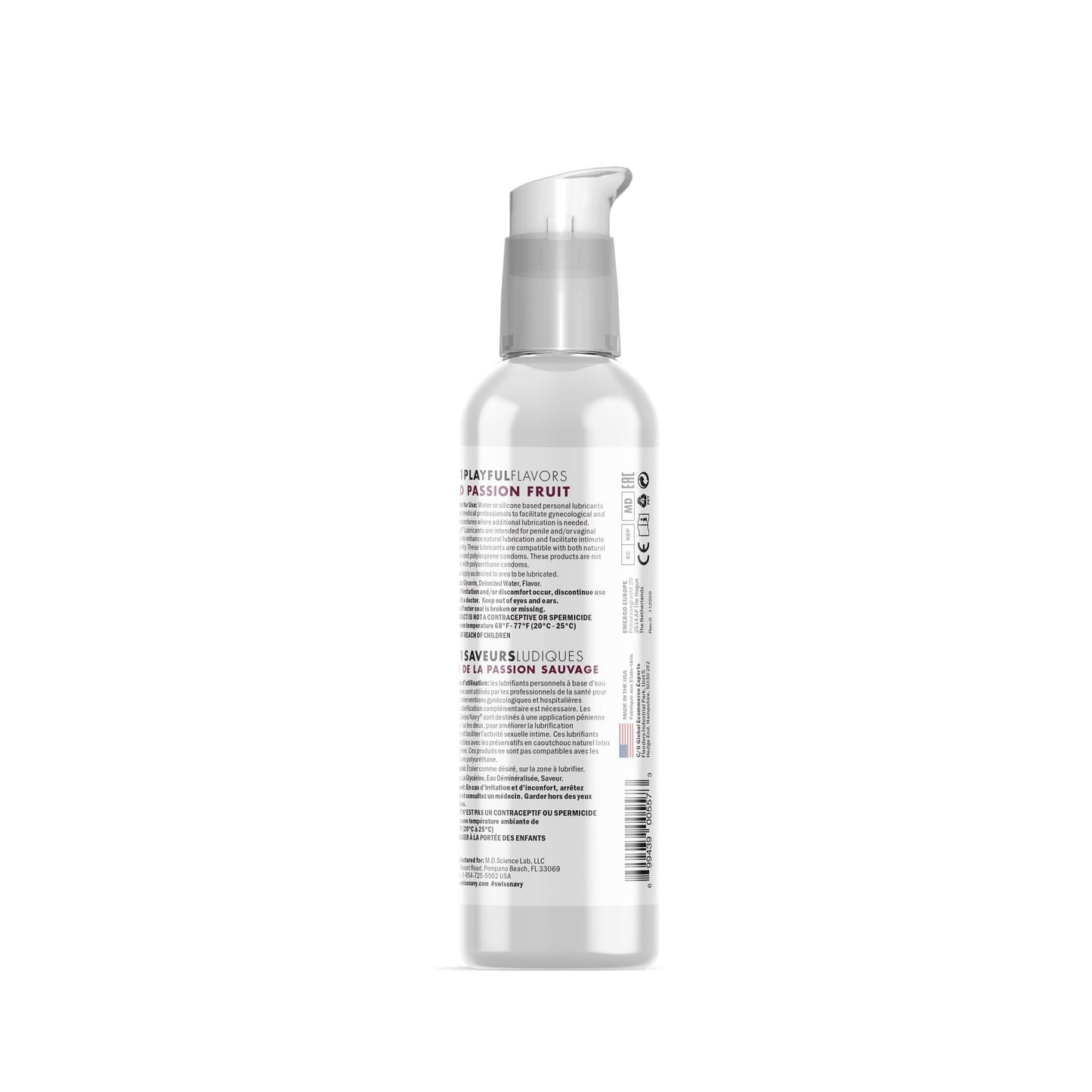 Playful Flavours 4 In 1 Wild Passion Fruit 4oz/118ml Lube