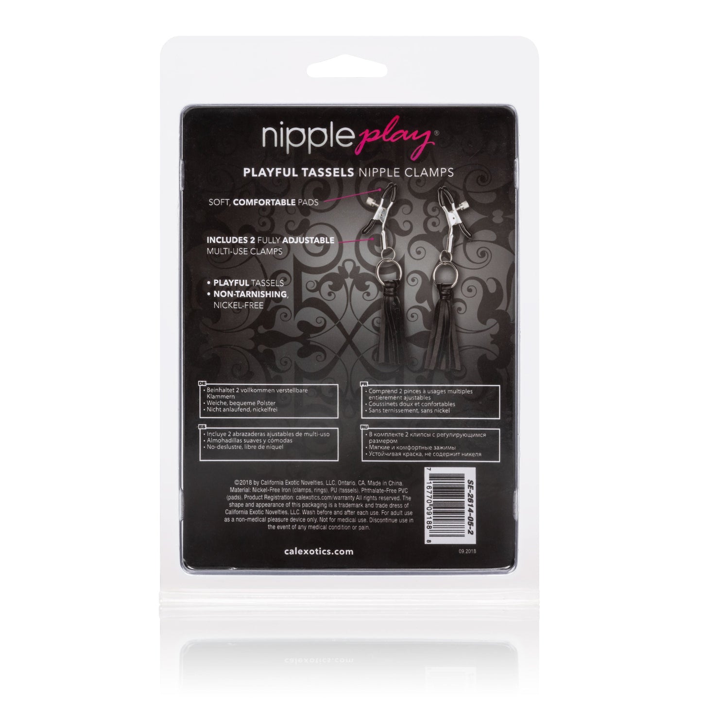 Playful Tassels Nipple Clamps for Sensual Adult Intimacy Play