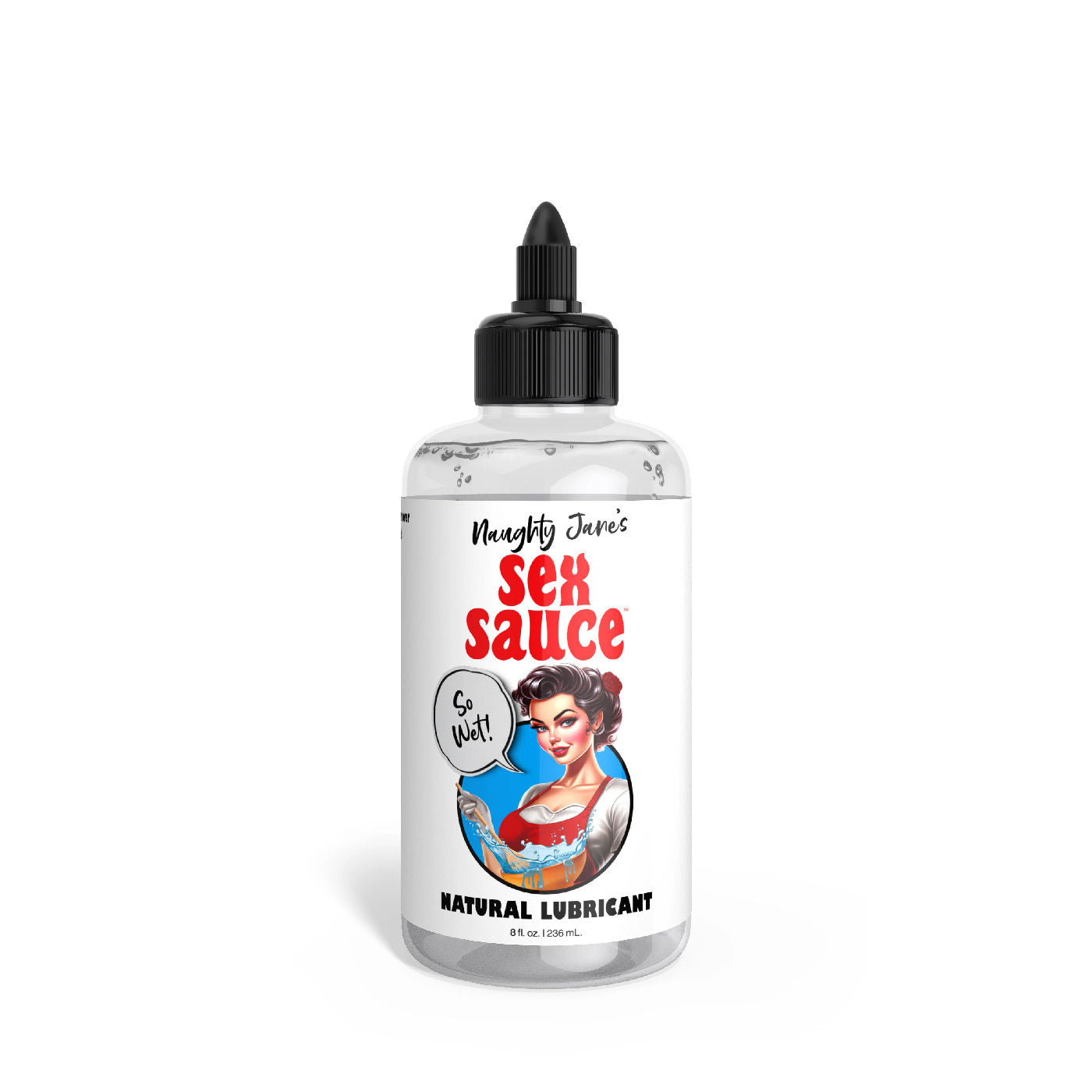 Naughty Jane’s Natural Water-Based Lubricant 8oz Bottle