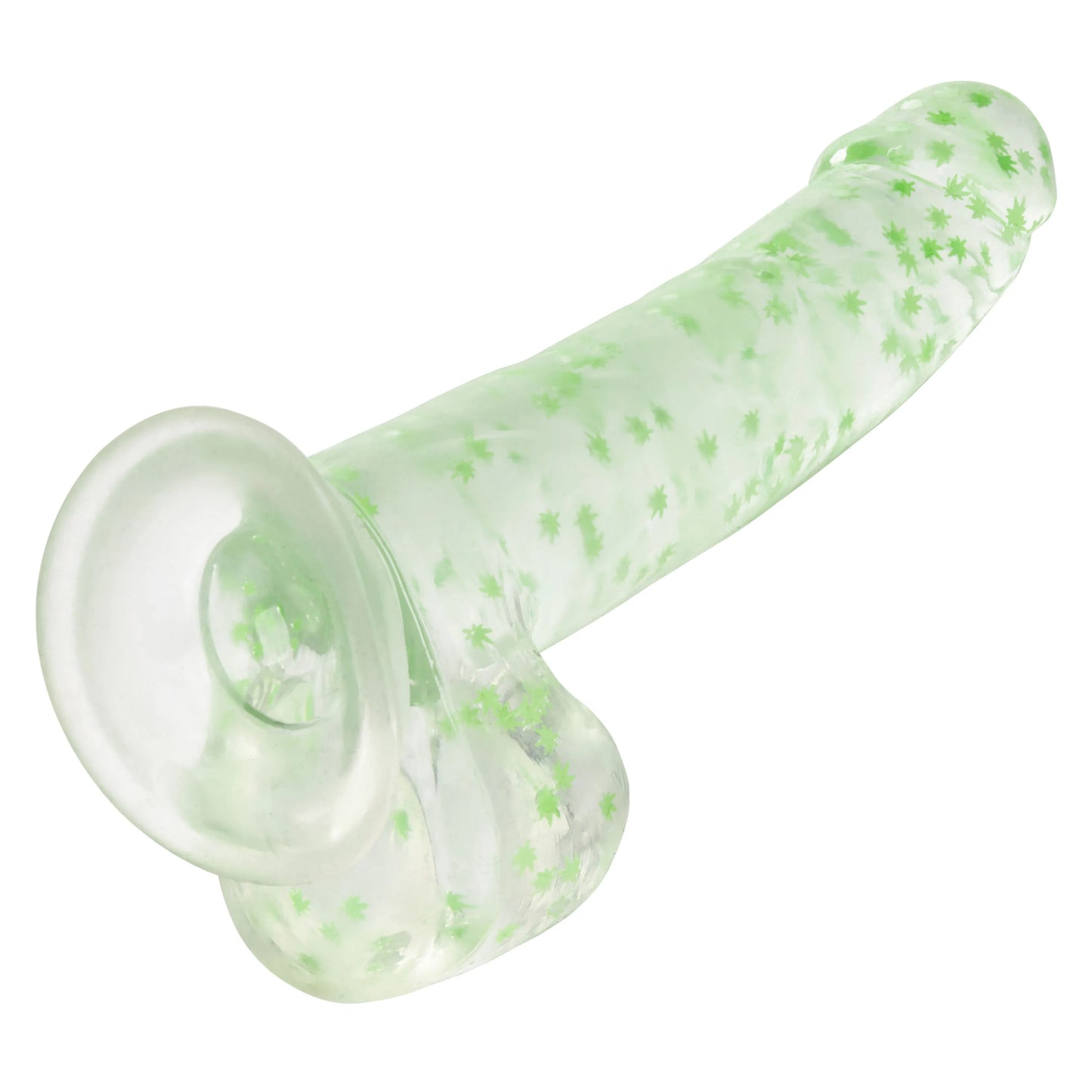 Naughty Bits I Leaf Dick – Glow-in-the-Dark 8 Inch Dildo