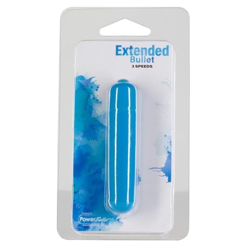 Power Bullet Extended 9cm 3 Speed Teal Vibrator