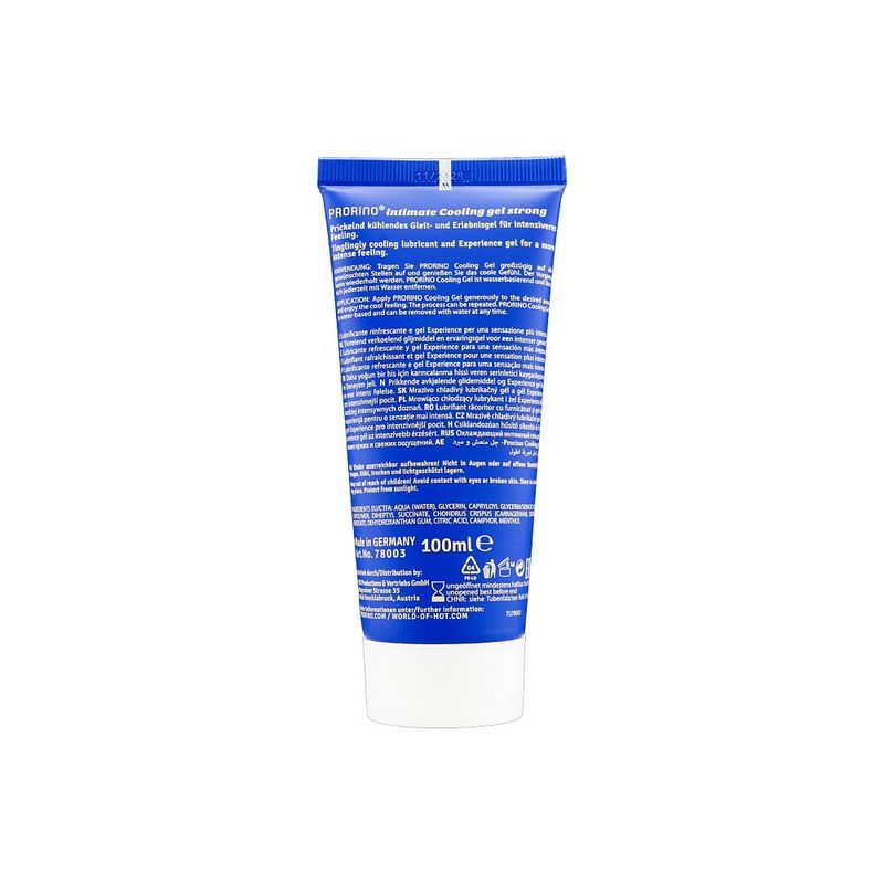 Prorino Cooling Gel Strong 100ml Intense Lubricant