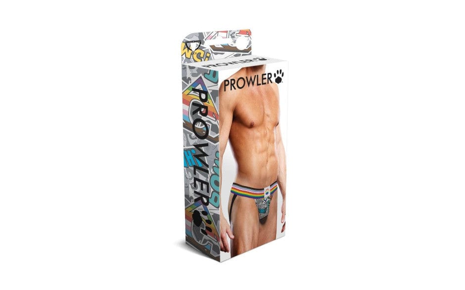 Prowler Comic Book Jockstrap with Vibrant Waistband