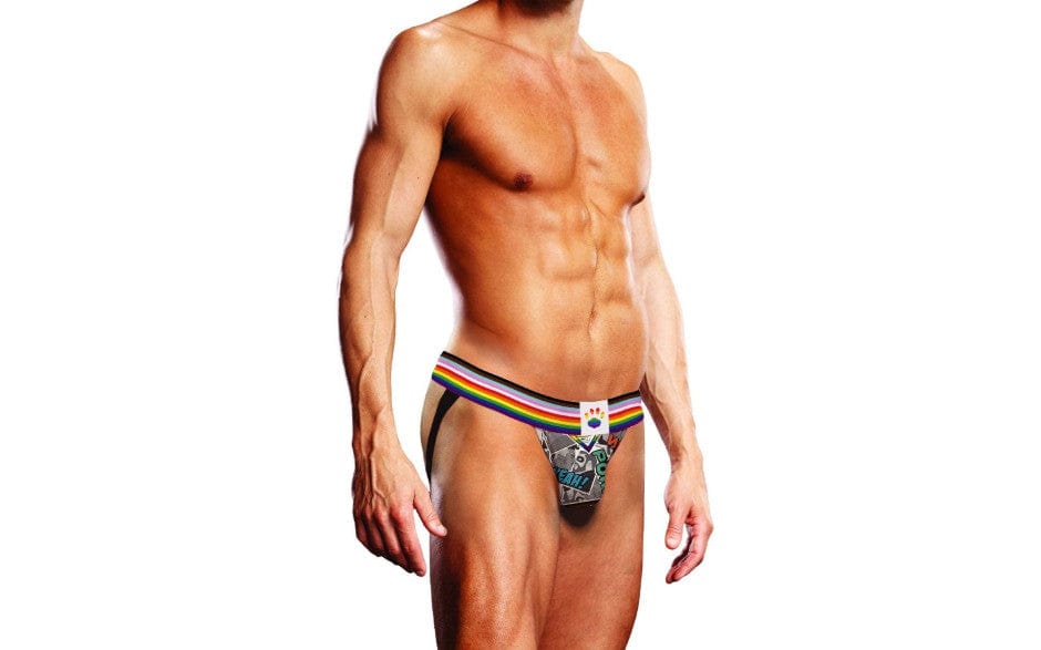 Prowler Comic Book Jockstrap with Vibrant Waistband