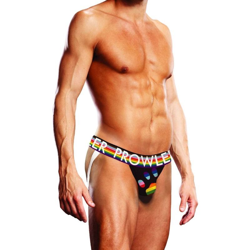 Prowler Oversized Paw Jock Strap Black Stylish Adult Intimate Wear
