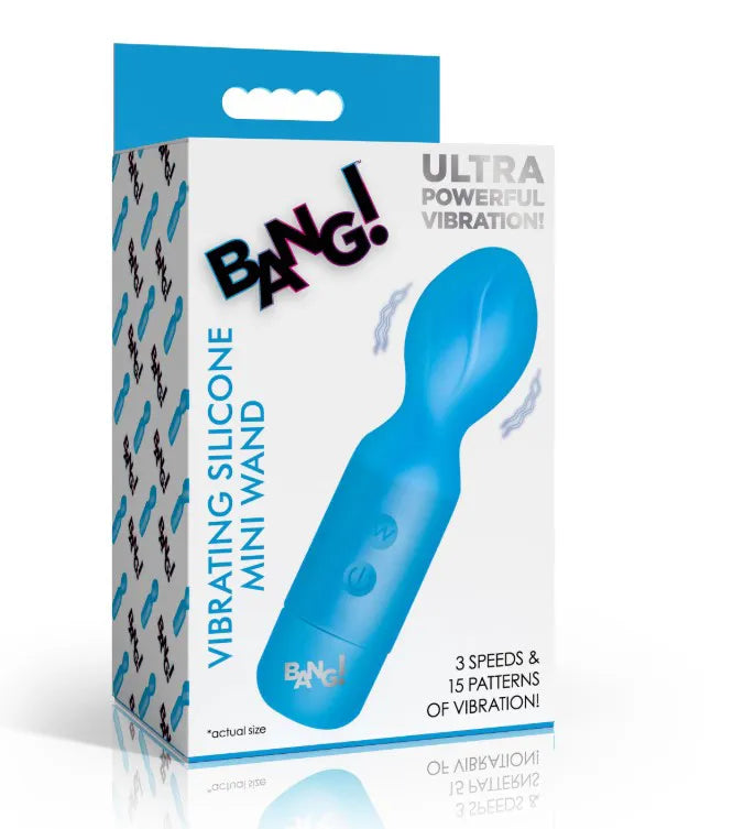 Bang! Silicone Mini Wand – Rechargeable 18-Function Vibrator