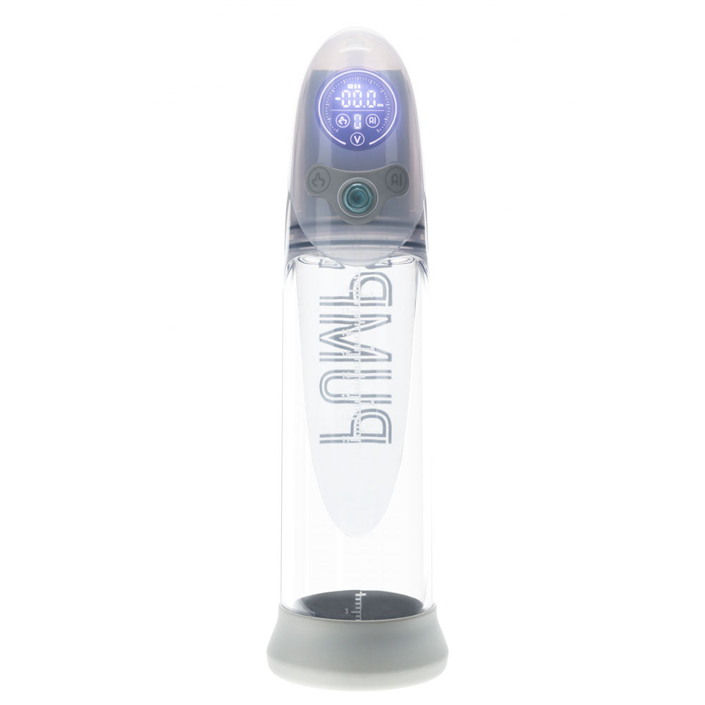 Pumped Aqua Pro Auto Penis Pump Grey Clear - 20cm Insertable
