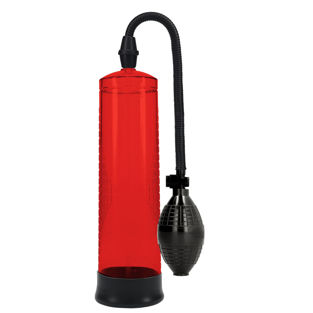 Pumped Basic Pump 1 Red Penis Pump - 20cm x 6cm