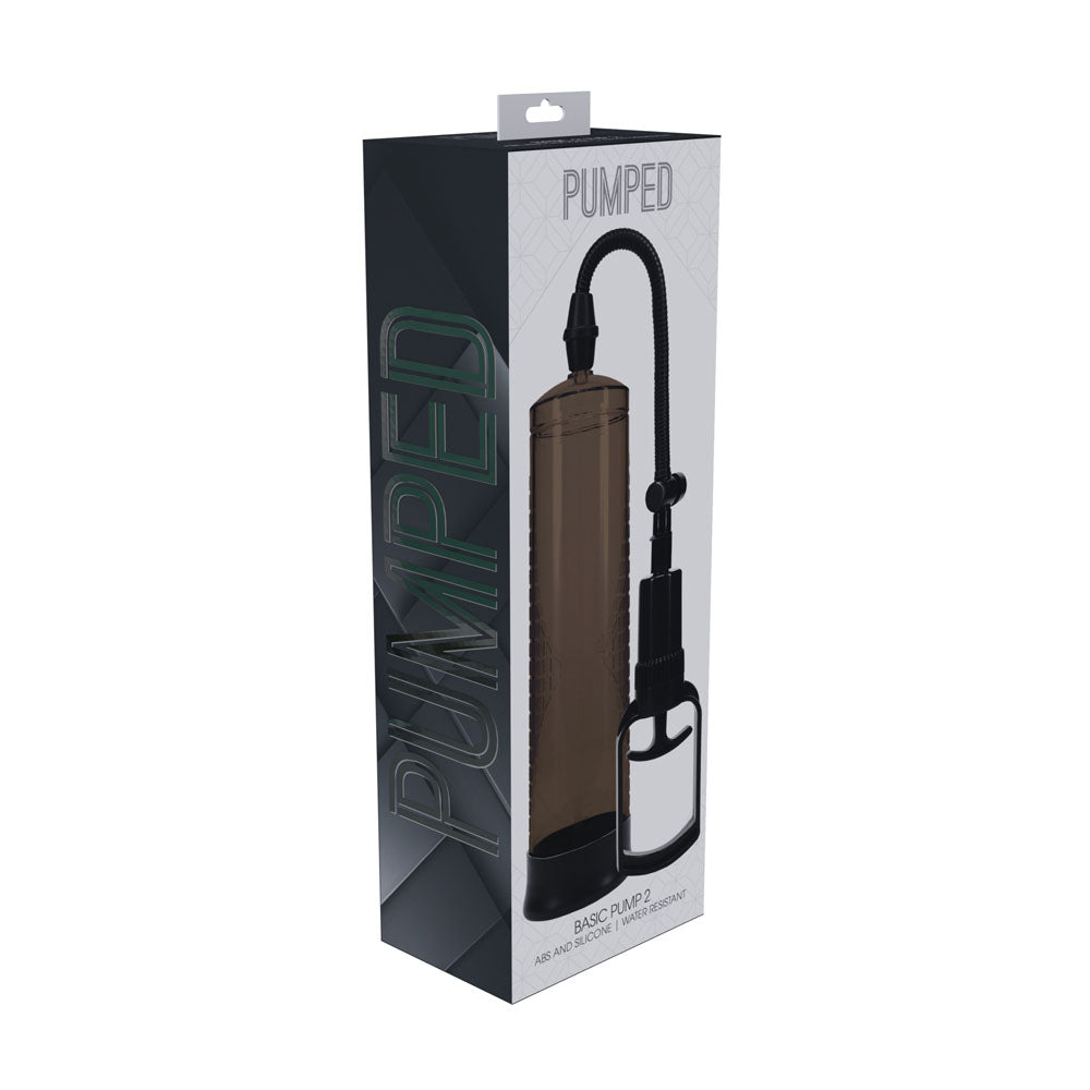 Pumped Basic Pump 2 Black Penis Pump - 20cm x 6cm
