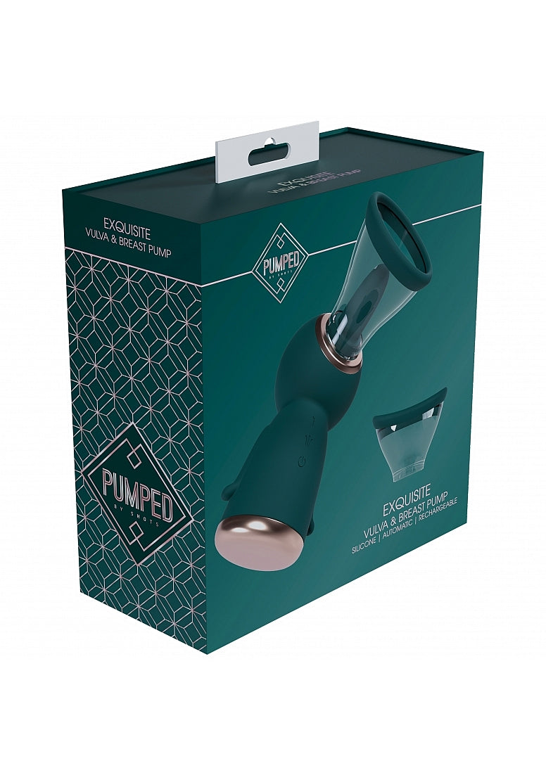 Pumped Exquisite 13-Speed Silicone Vulva and Breast Pump