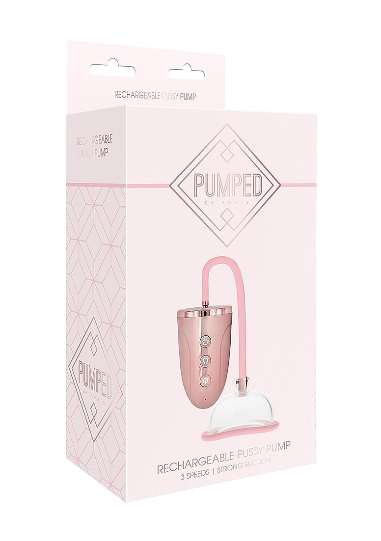 Pumped (Pink) – Strong Suction 3-Speed Pussy Pump