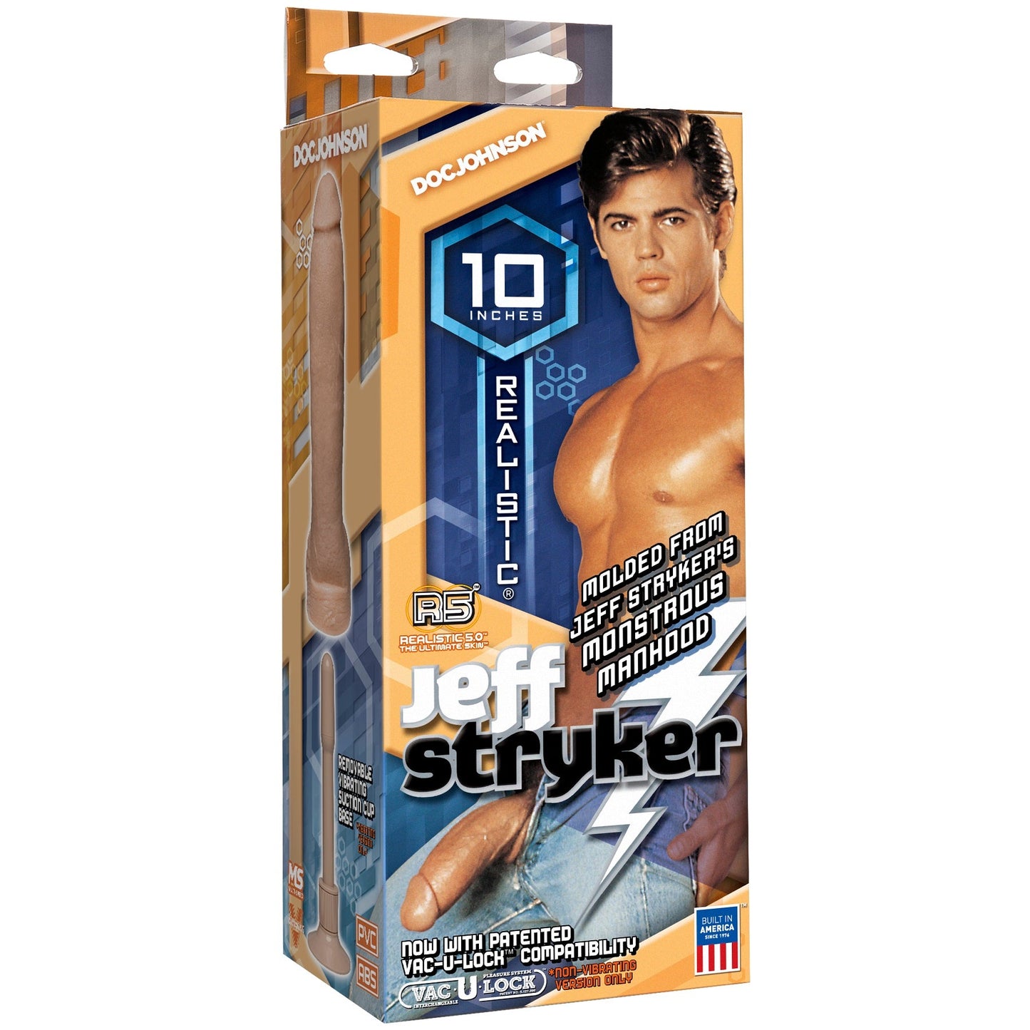 Jeff Stryker Realistic Cock Vanilla 10 Inch