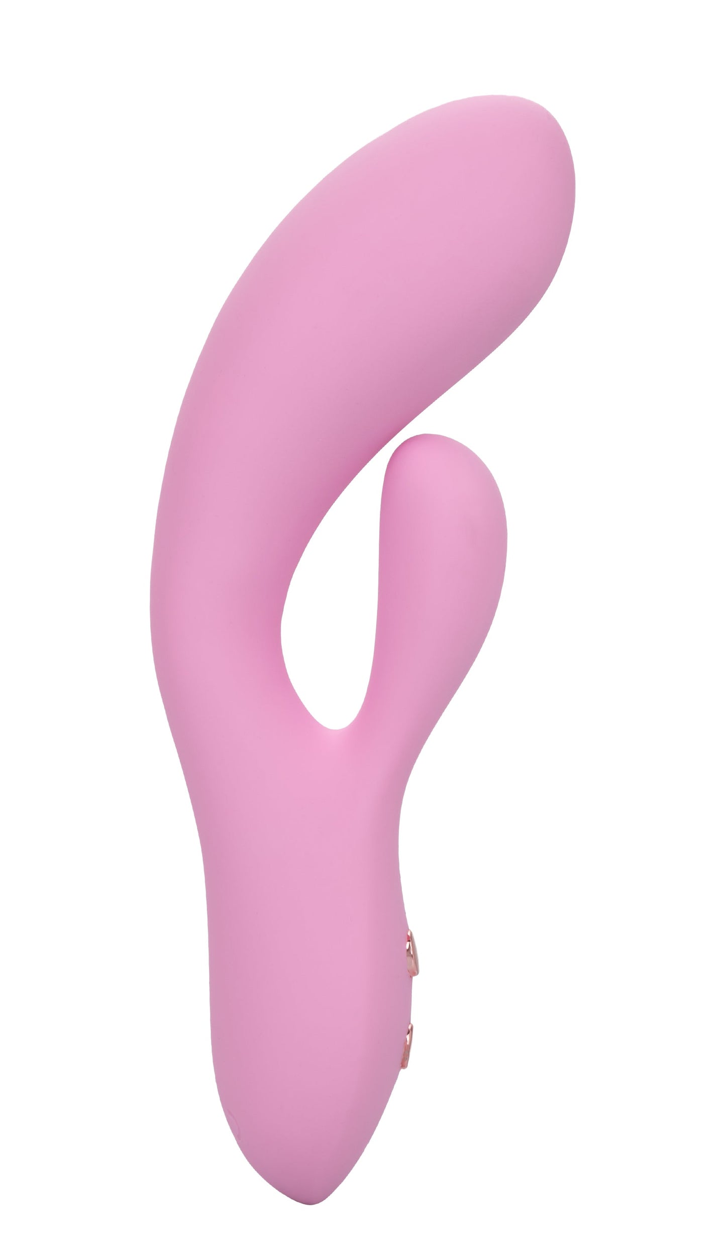 Contour Zoie Pink Flexible Dual Massager with 10 Vibration Functions and Silicone Design