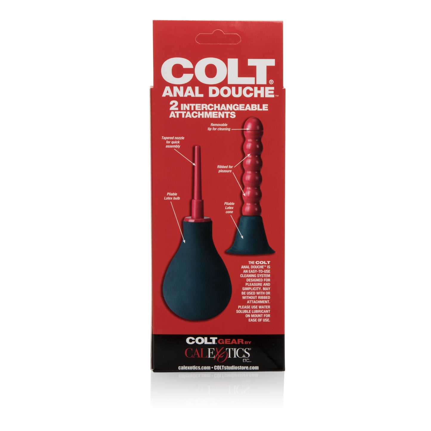 Colt Anal Douche – Easy-to-Use Reusable Anal Cleaning System with Dual Attachments