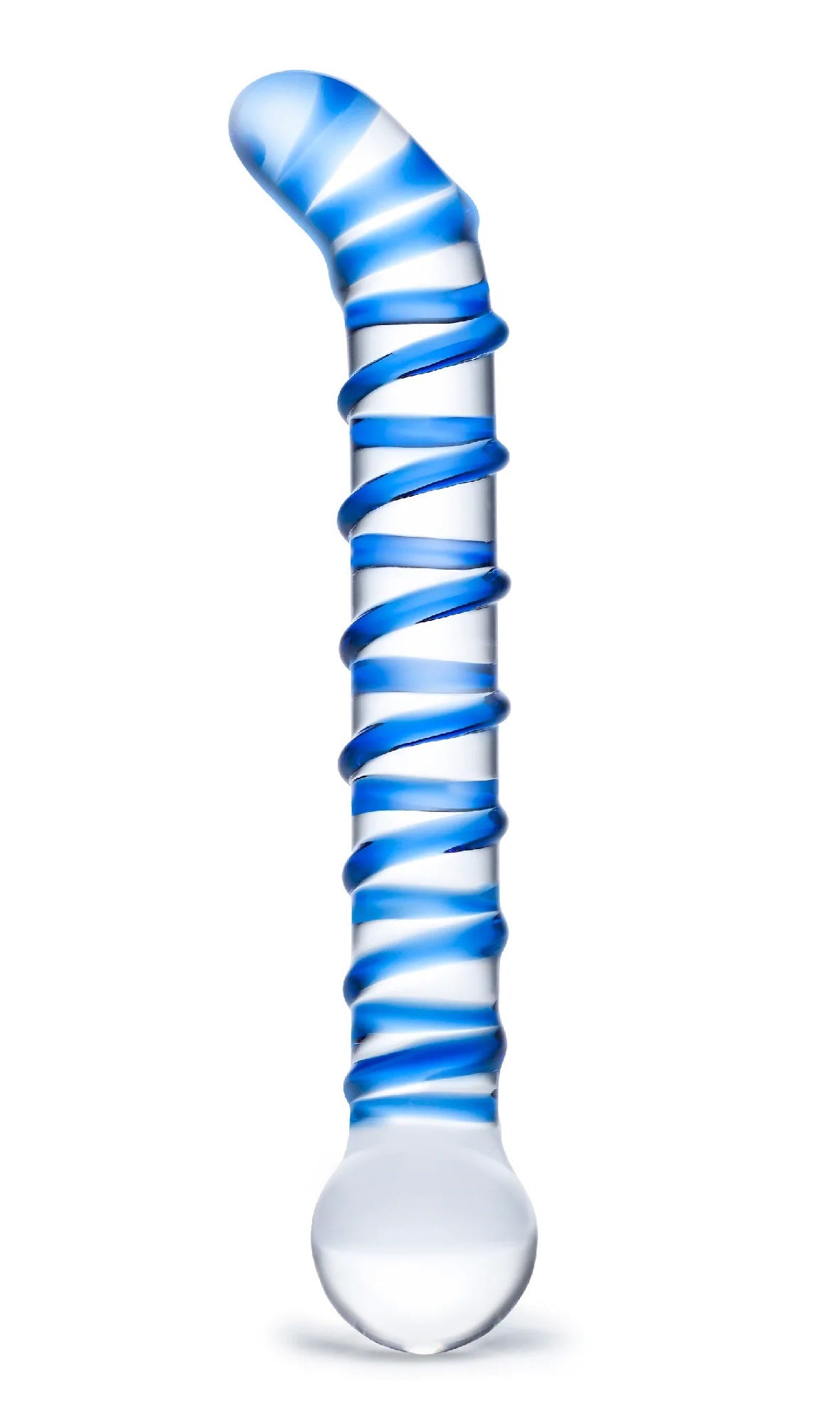 Mr Swirly 6.5 Inch Glass G-Spot Dildo for Intimate Pleasure
