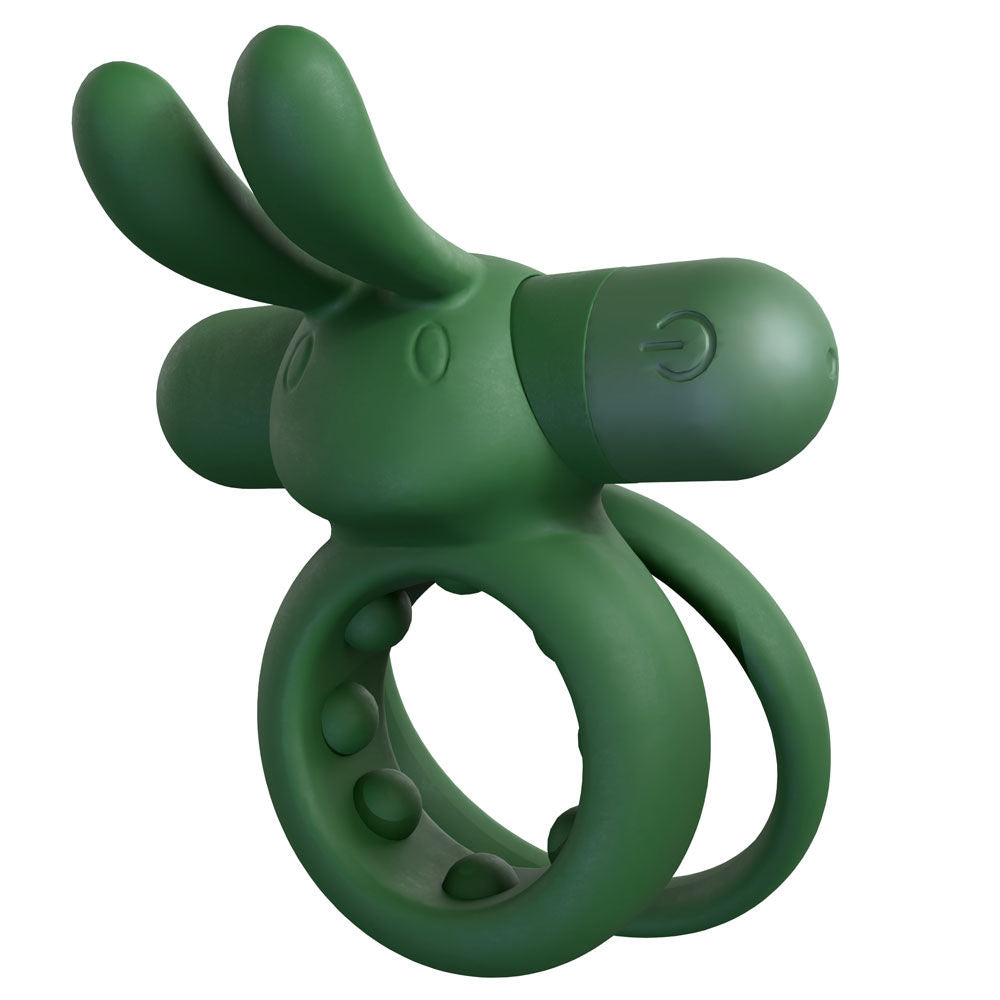 Ohare (Black | Blue | Green) – Rechargeable Silicone Rabbit Vibrating Cock Ring