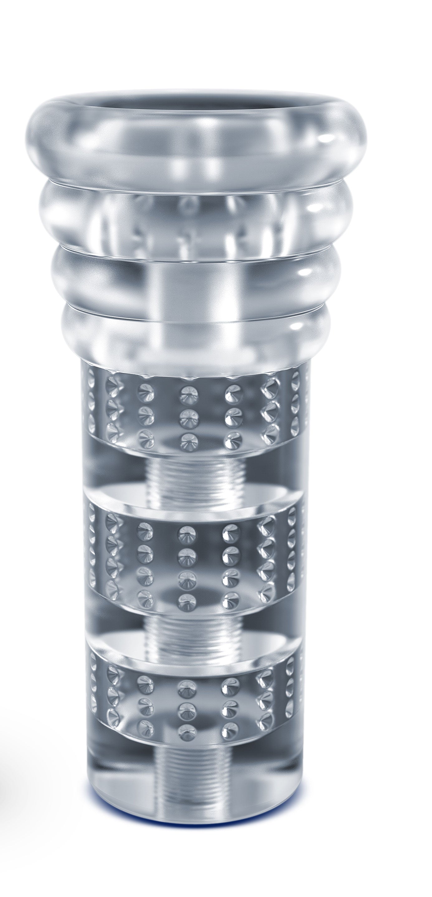 Rize Luz Clear Glow in the Dark Self-Lubricating Stroker