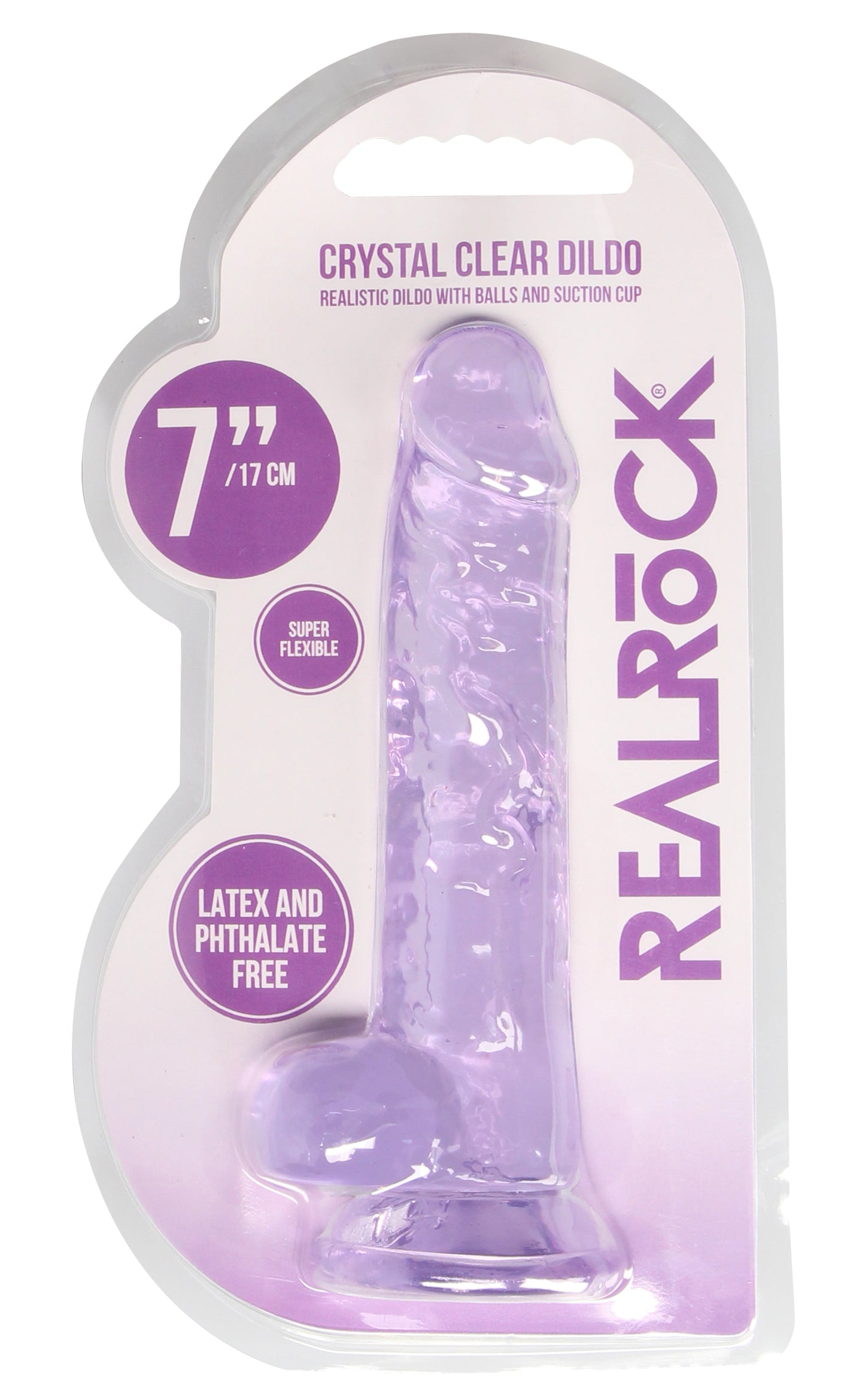 Realrock 7 Inch Realistic Dildo With Balls 17.8 Cm Dong