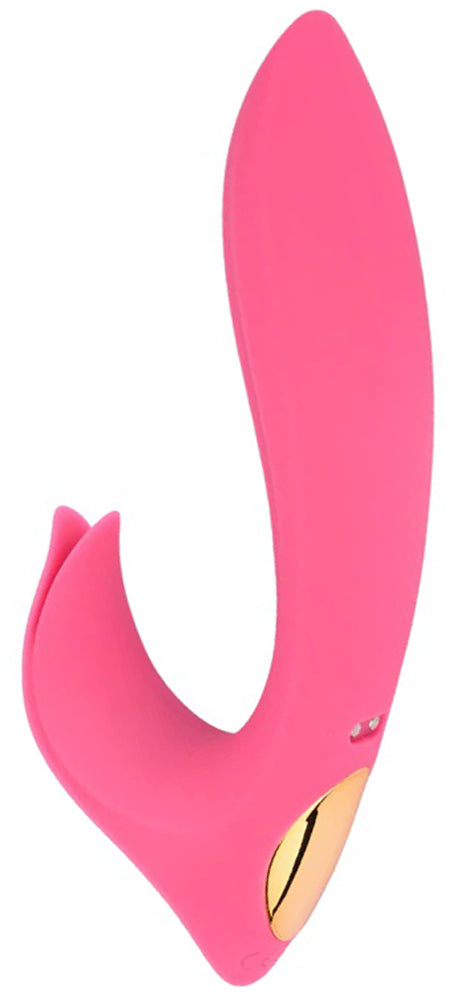Intimately GG The GG Spot and Clitoral Vibe Bright Pink Food-Grade Silicone Dual Motor 10 Patterns