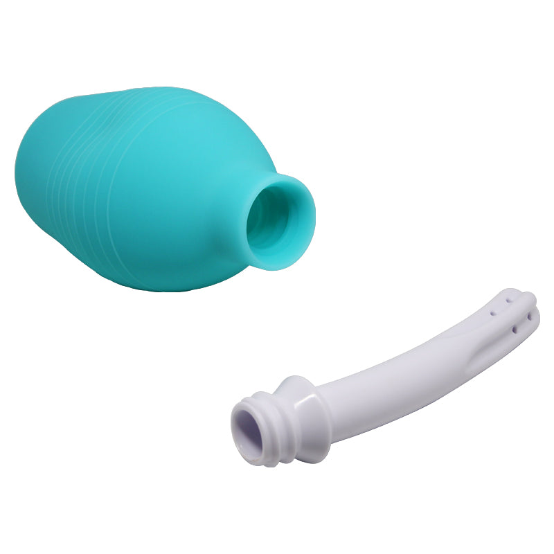 Mr Play Unisex Anal Douche with 310ml Capacity Aqua White