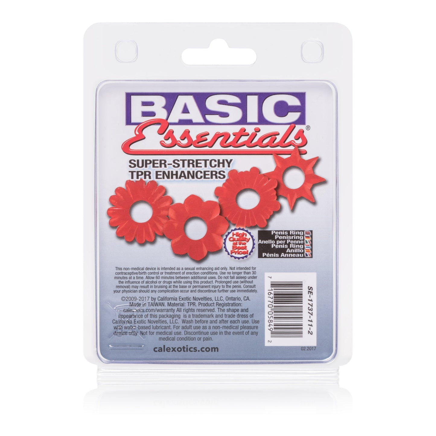 Basic Essentials Super Stretchy TPR Enhancer Sleeves – Set of Four Sleeve Enhancers