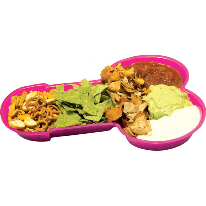 Party Pecker Party Platter Dish – 16 Inch Food Grade Plastic Serving Dish