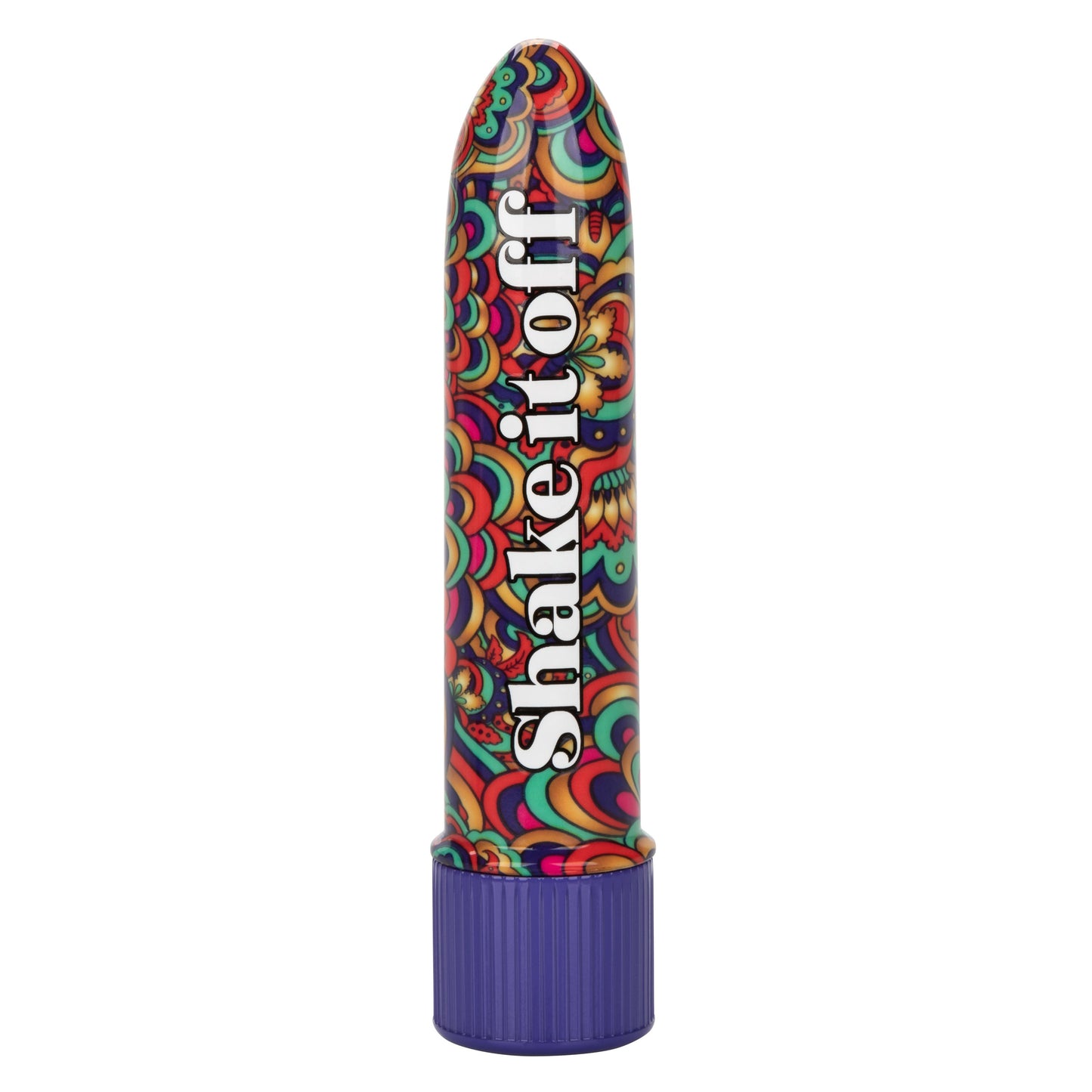 Naughty Bits Shake It Off Powerful Mini Vibrator 4.25 Inch Waterproof Colorful Design
