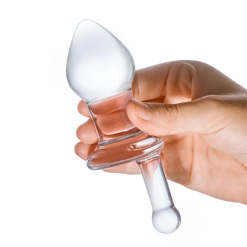Glas 5 Inch Juicer – Handmade Fracture-Resistant Hypoallergenic Glass Dildo