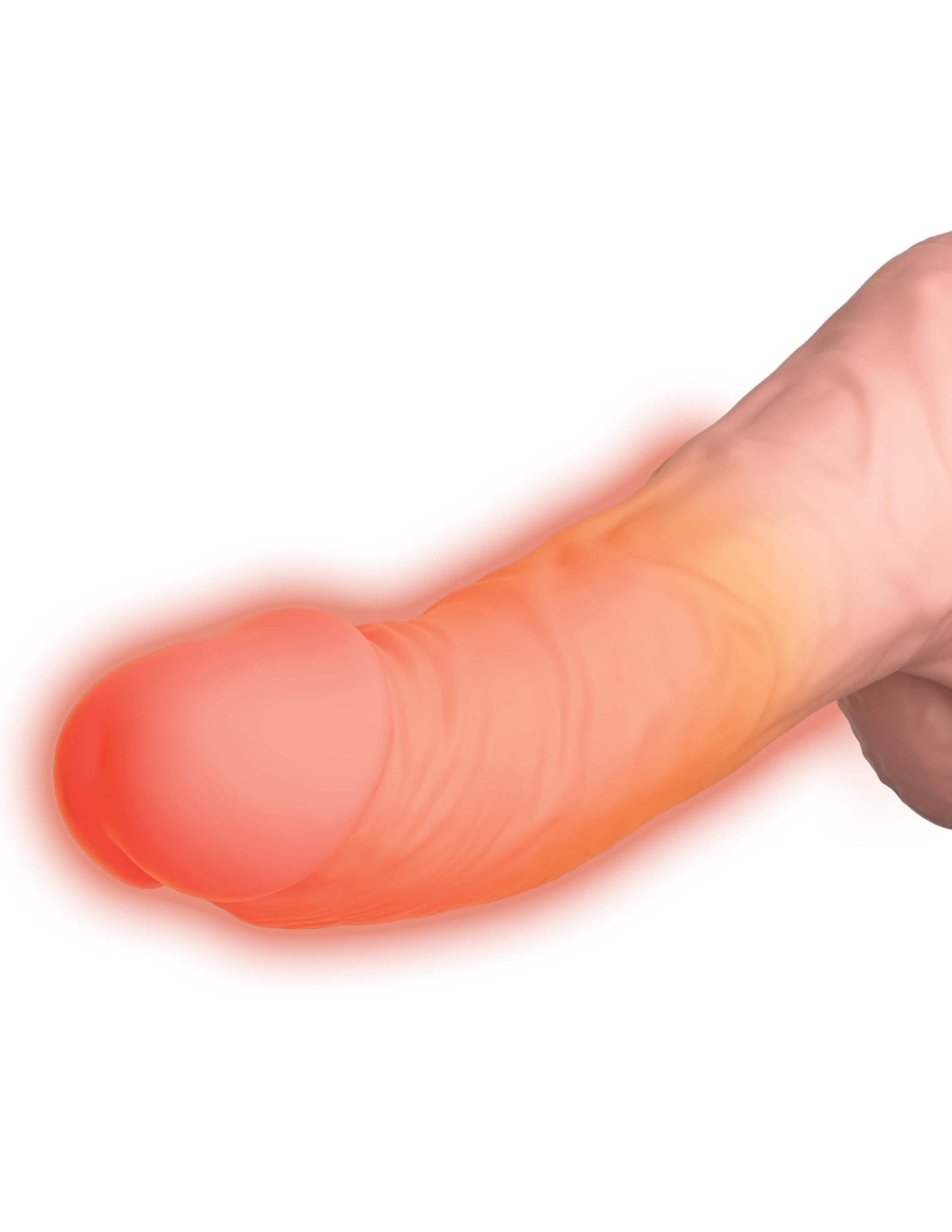 King Cock Plus Thrusting Cock with Balls 6.5 Inch – Warming, Vibrating, Piston-Powered Dildo